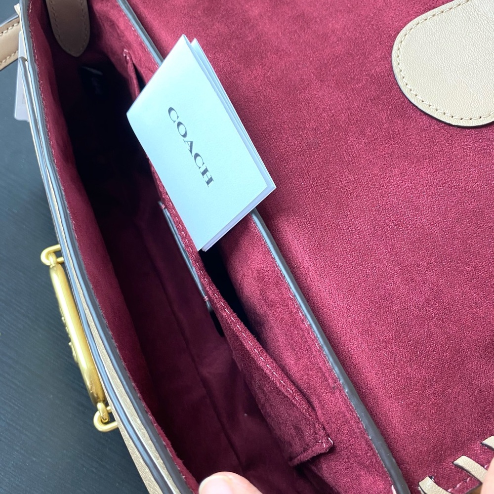 Coach Jade Shoulder Bag With Whipstitch - Picture 7 of 10